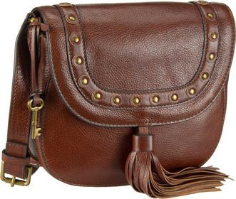 Emi Saddle Bag Embellished - Fossil - Emi Saddle Bag Embellished - Fossil -