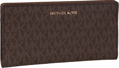 Jet Set LG Card Case Carryall MK Signature - Michael Kors - Jet Set LG Card Case Carryall MK Signature - Michael Kors -
