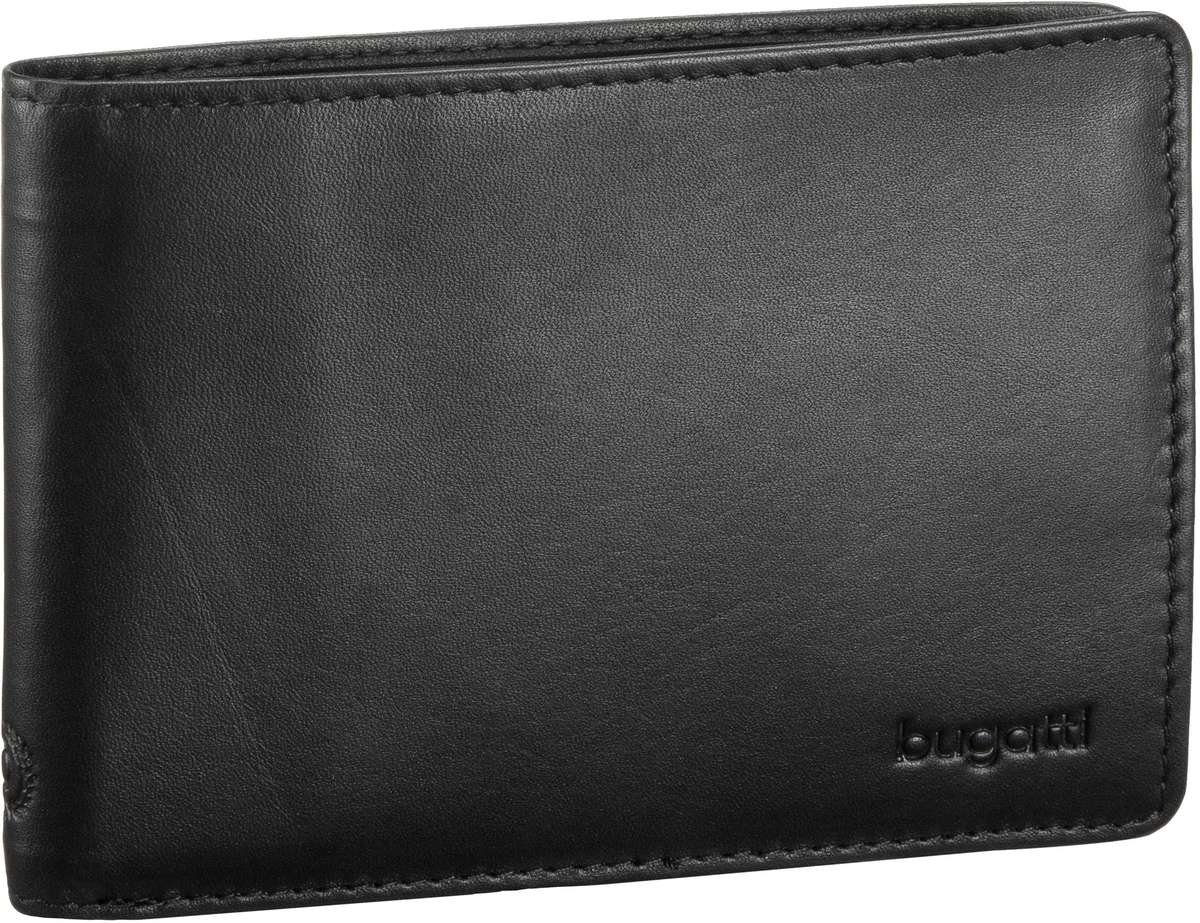 Bugatti Primo Reißverschluss Leder Geldbörse Portemonnaie Zip Wallet 491077 