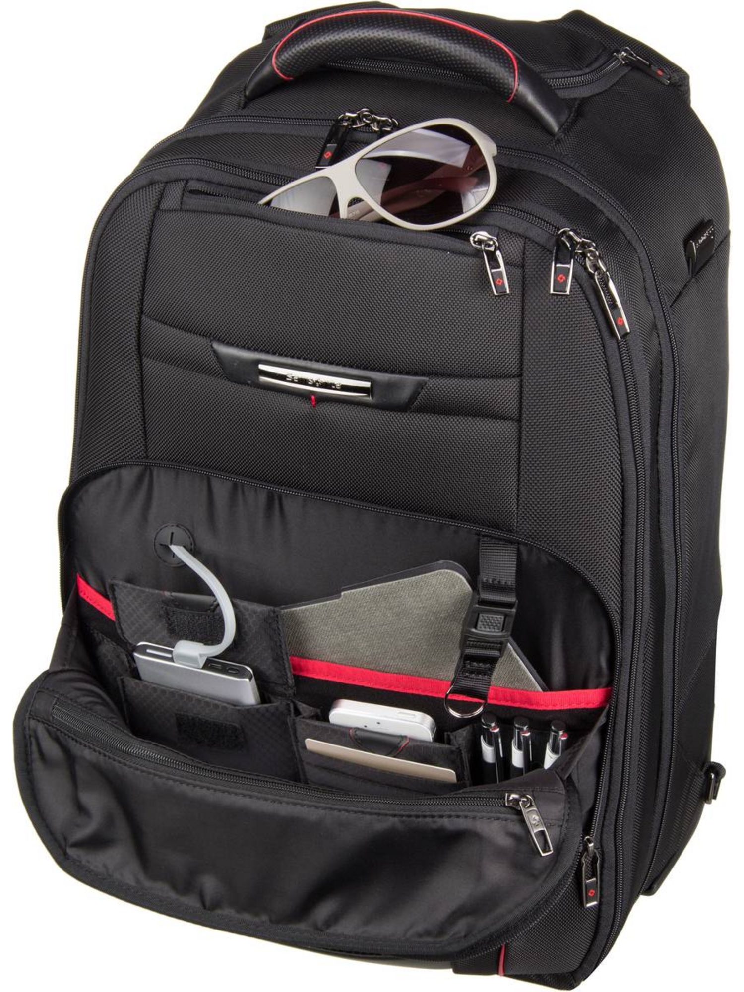 samsonite pro dlx 5 wheeled backpack