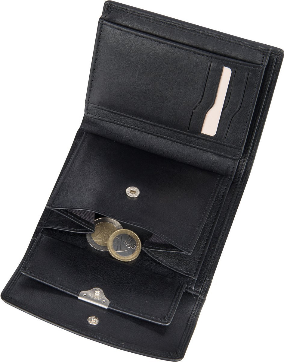 Braun Büffel Asti Wallet M Geldbörse Black Schwarz Neu