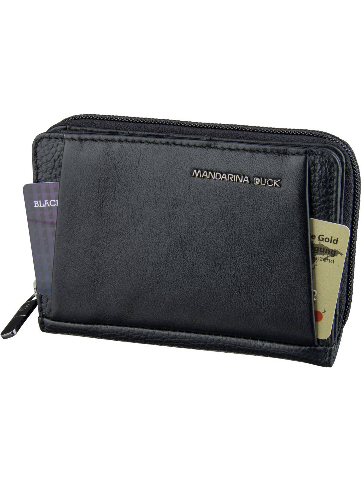 Mandarina Duck Athena Small Zip Around Wallet UPP54 Geldbörse Querformat Leder