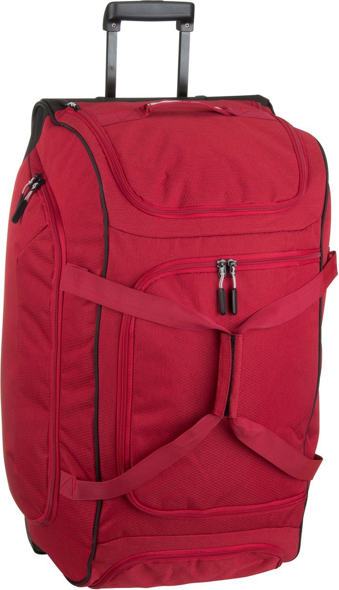 travelite Reisetasche mit Rollen Kick Off Rollenreisetasche XL Rot (120 Liter)