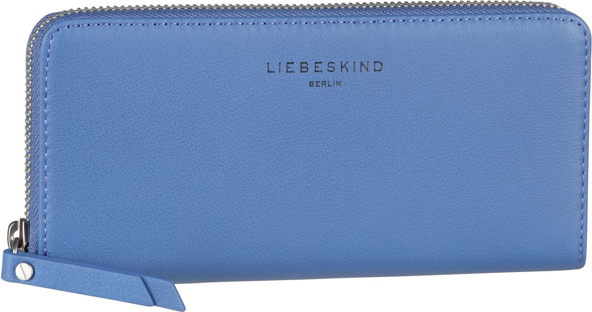 BLUESKY-hellblau Portemonnaie Leder Geldbörse Geldbeutel 