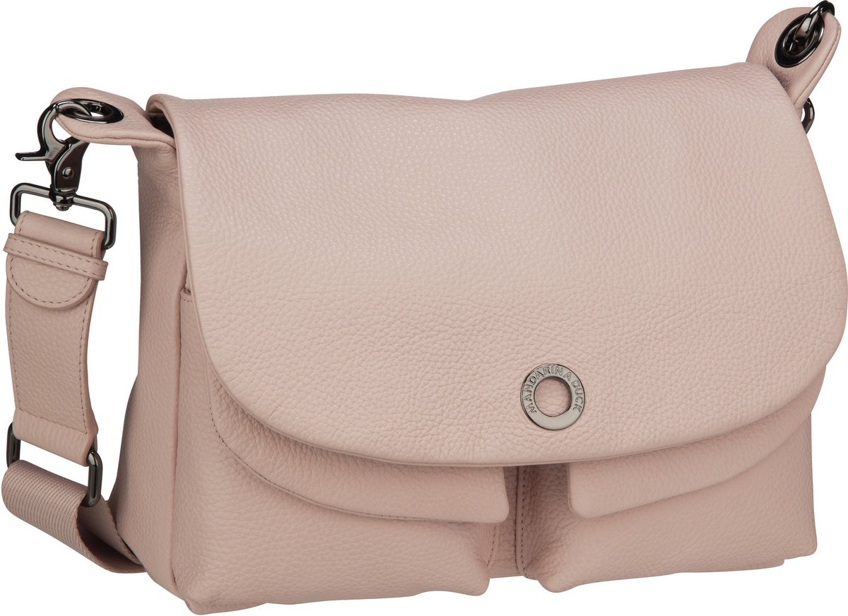 mandarina duck mellow leather shoulder bag