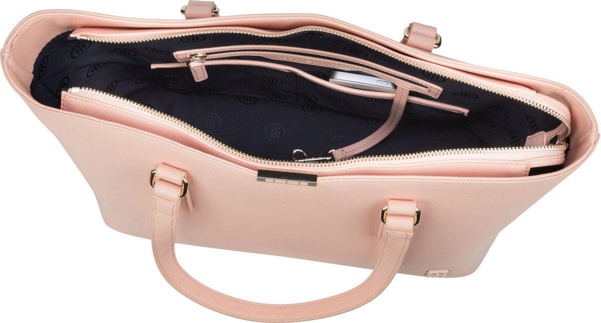 tommy hilfiger saffiano tote