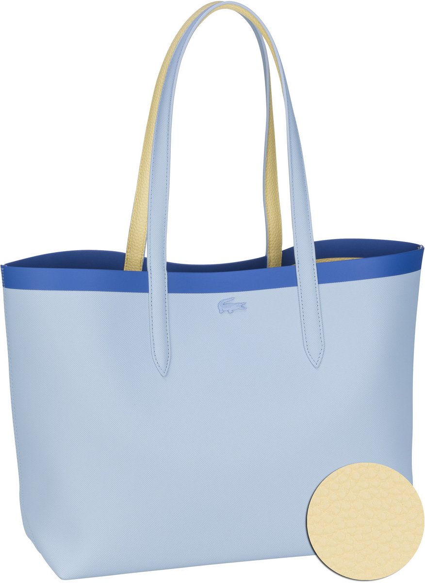 Shopper - Lacoste Shopper Anna Seasonal Shopping Bag 2994 Nattier Sabayon Lazuu (18.7 Liter)  - Onlineshop Taschenkaufhaus