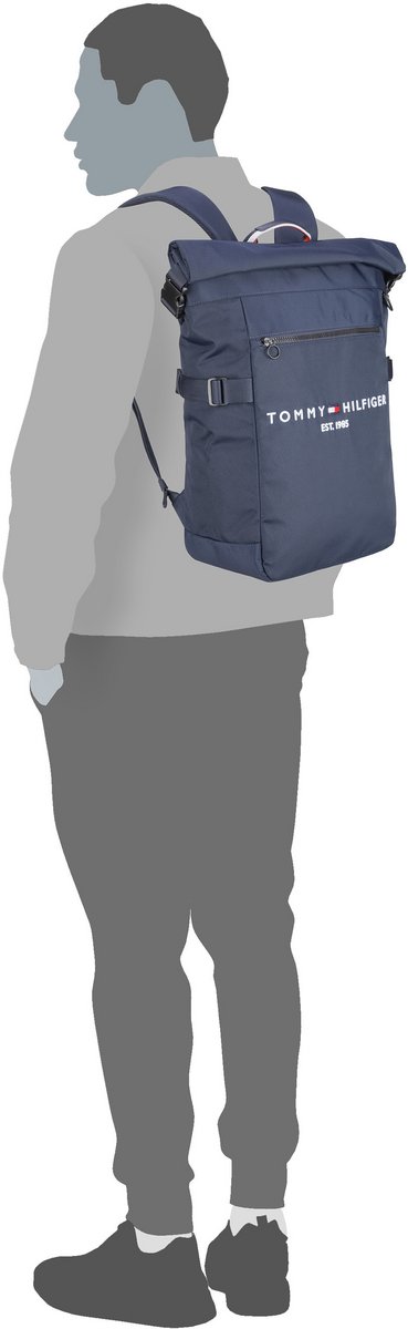tommy hilfiger roll top backpack