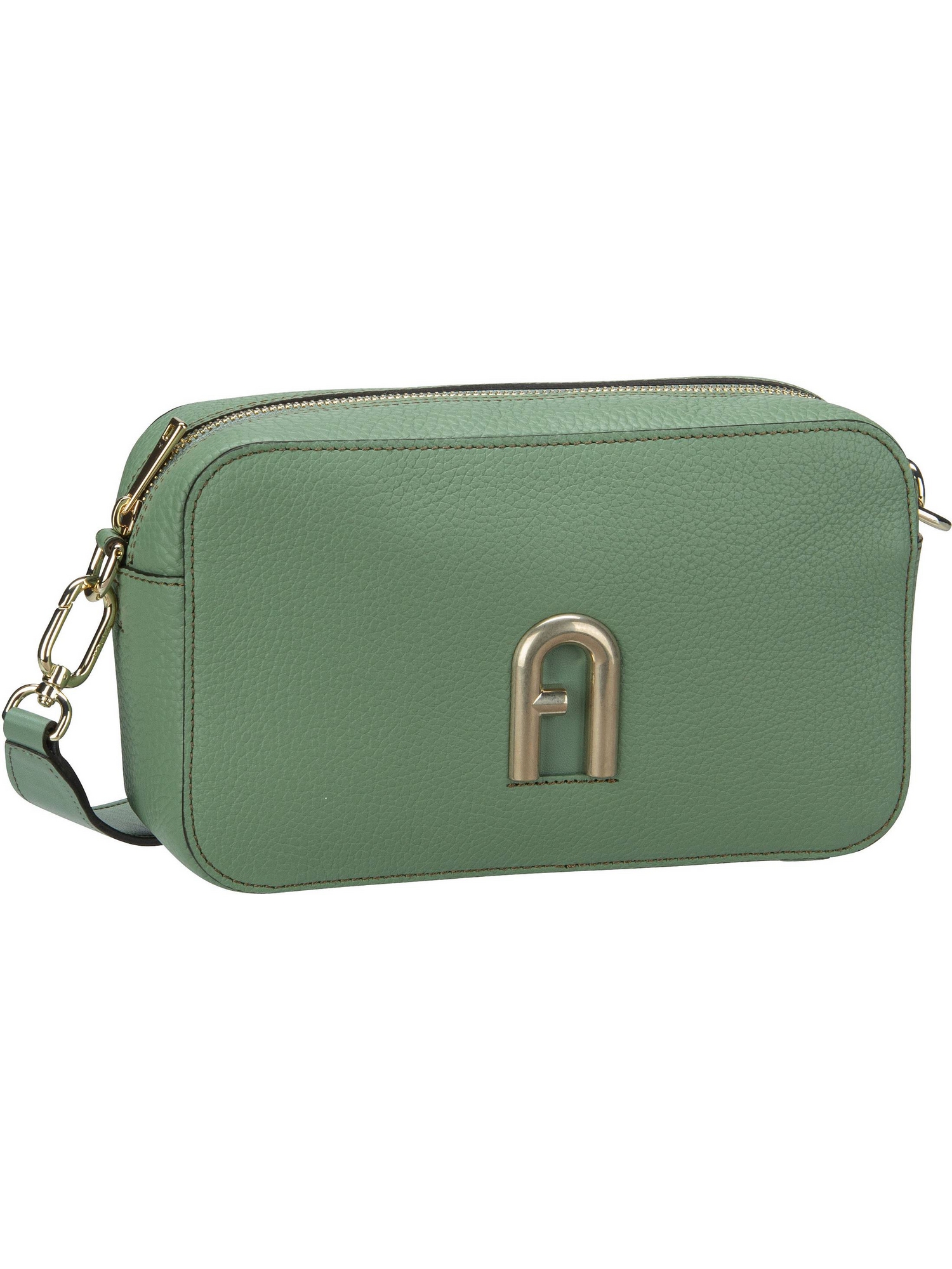 blue leather crossbody bolsa
