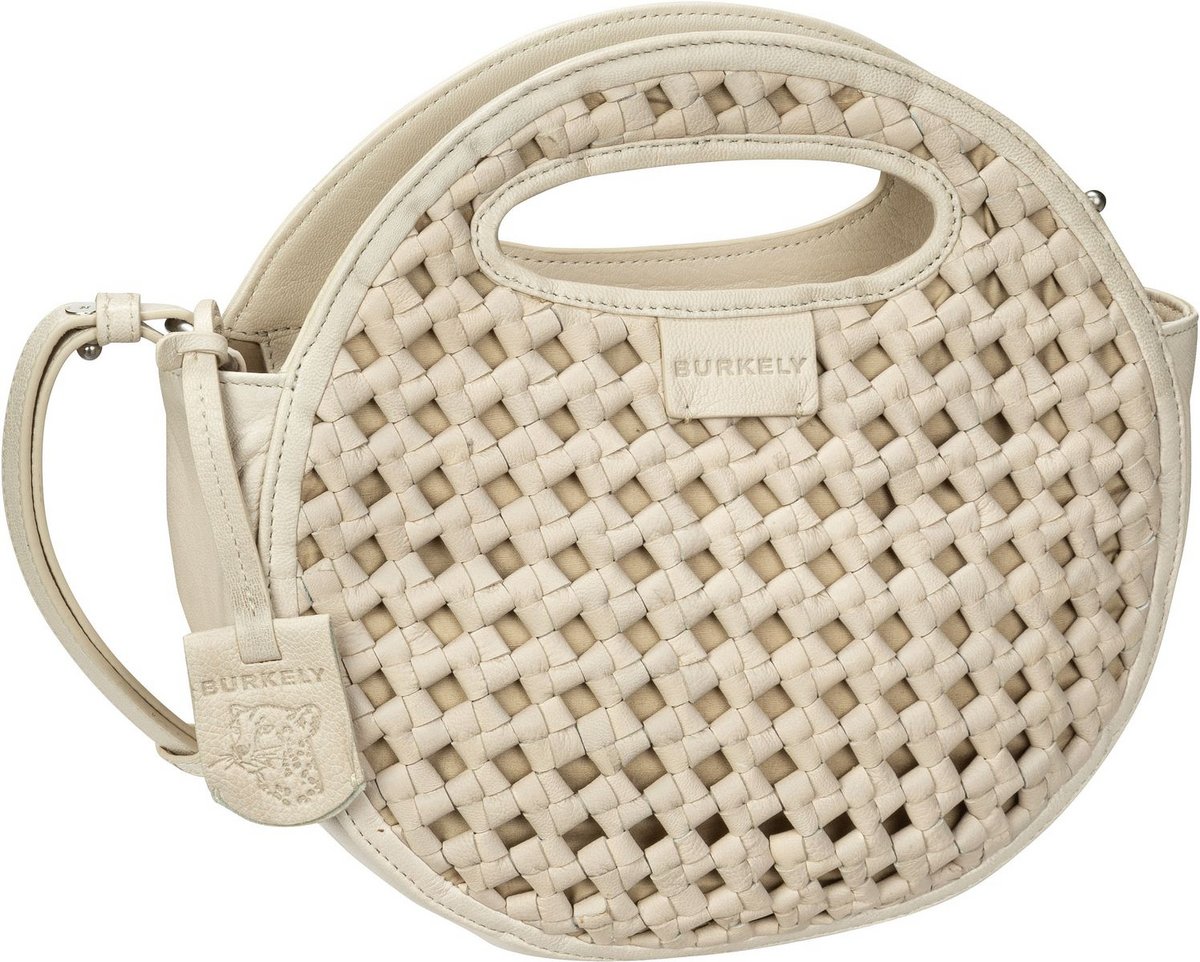 Burkely Handtasche Brave Braidie Moon Bag Off White (3 Liter)  - Onlineshop Taschenkaufhaus