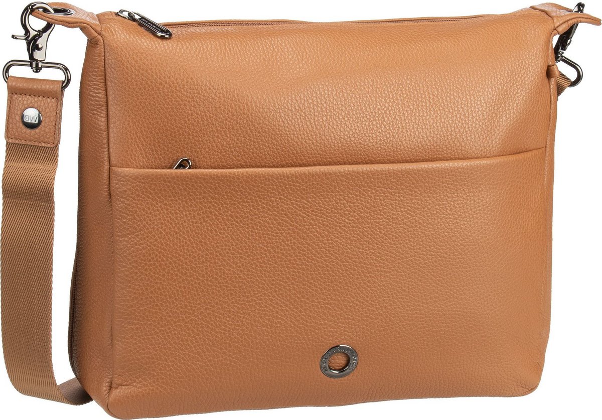 Mandarina Duck Umhängetasche Mellow Leather Shoulder Bag FZT49 Indian Tan (8.8 Liter)